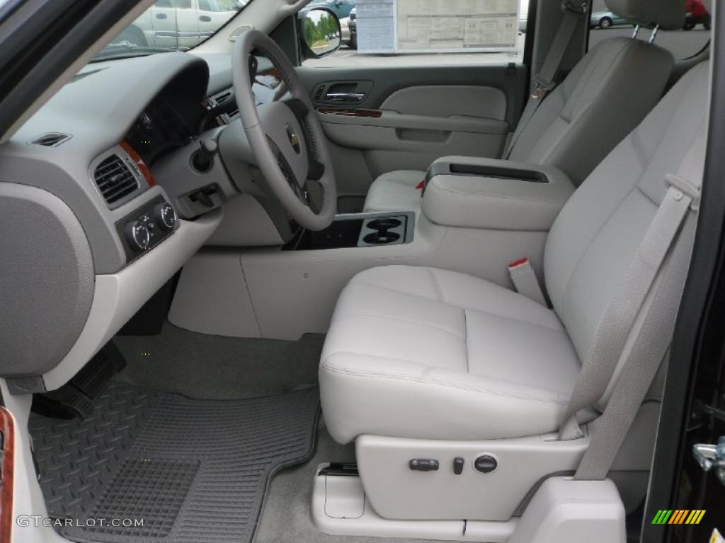2010 Silverado 1500 LTZ Extended Cab 4x4 - Black / Light Titanium/Dark Titanium photo #8