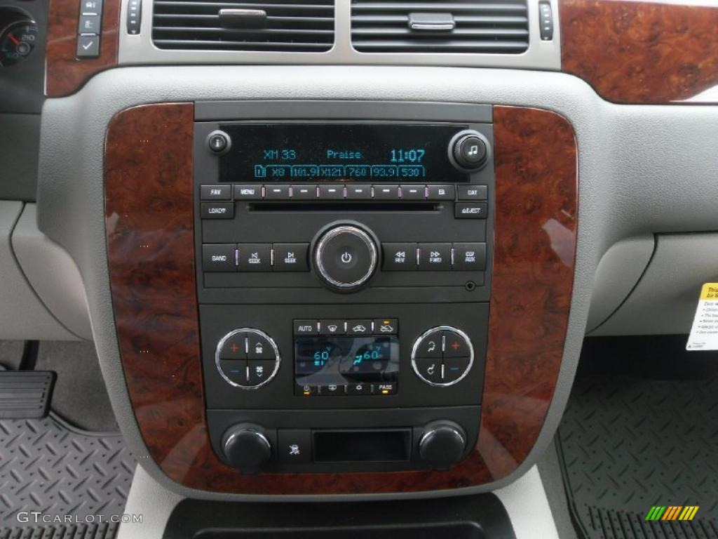 2010 Silverado 1500 LTZ Extended Cab 4x4 - Black / Light Titanium/Dark Titanium photo #13