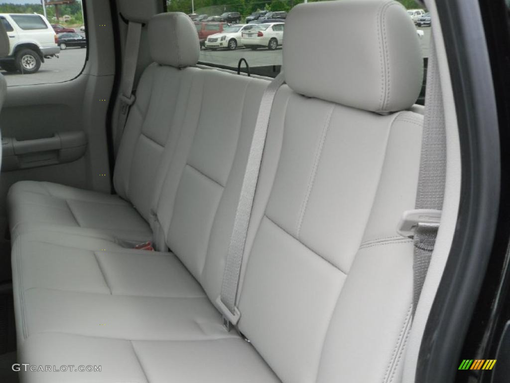 2010 Silverado 1500 LTZ Extended Cab 4x4 - Black / Light Titanium/Dark Titanium photo #14