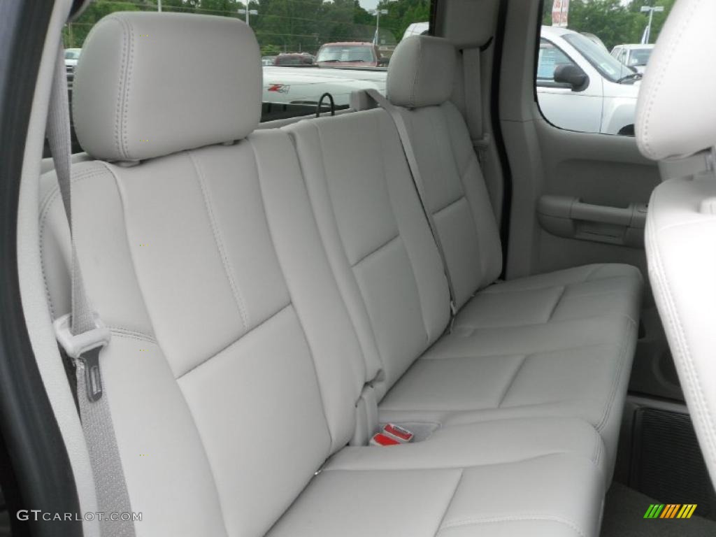 2010 Silverado 1500 LTZ Extended Cab 4x4 - Black / Light Titanium/Dark Titanium photo #17