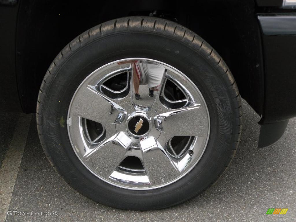 2010 Silverado 1500 LTZ Extended Cab 4x4 - Black / Light Titanium/Dark Titanium photo #23