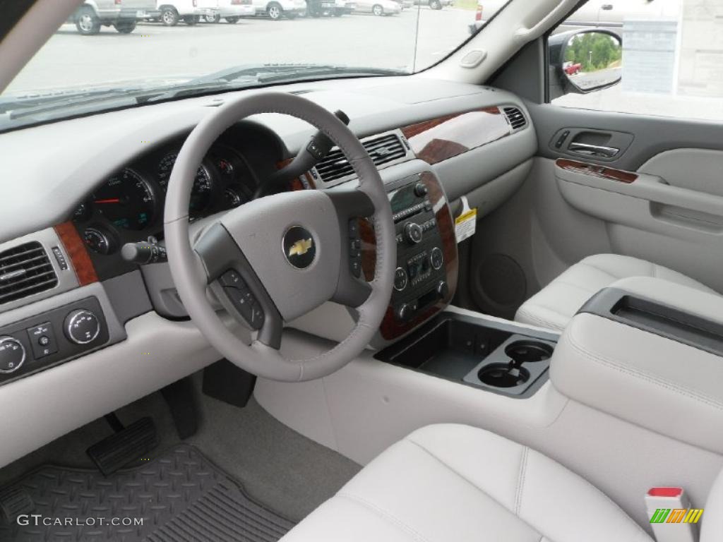 2010 Silverado 1500 LTZ Extended Cab 4x4 - Black / Light Titanium/Dark Titanium photo #25