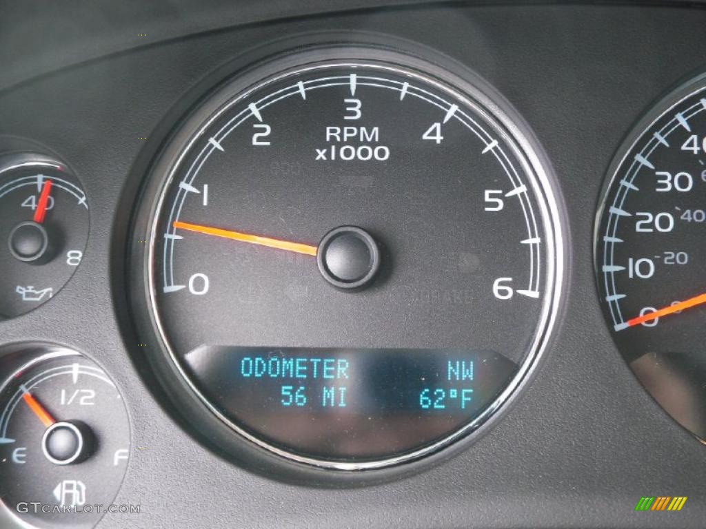 2010 Silverado 1500 LTZ Extended Cab 4x4 - Black / Light Titanium/Dark Titanium photo #26