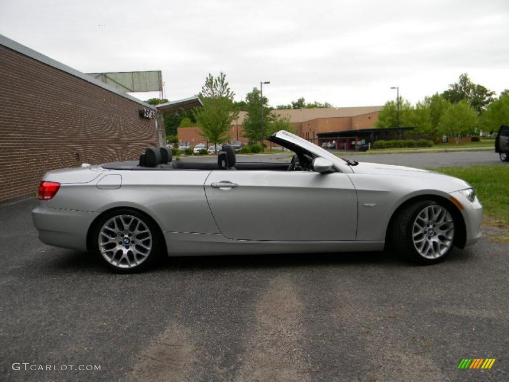 2009 3 Series 328i Convertible - Titanium Silver Metallic / Black photo #9