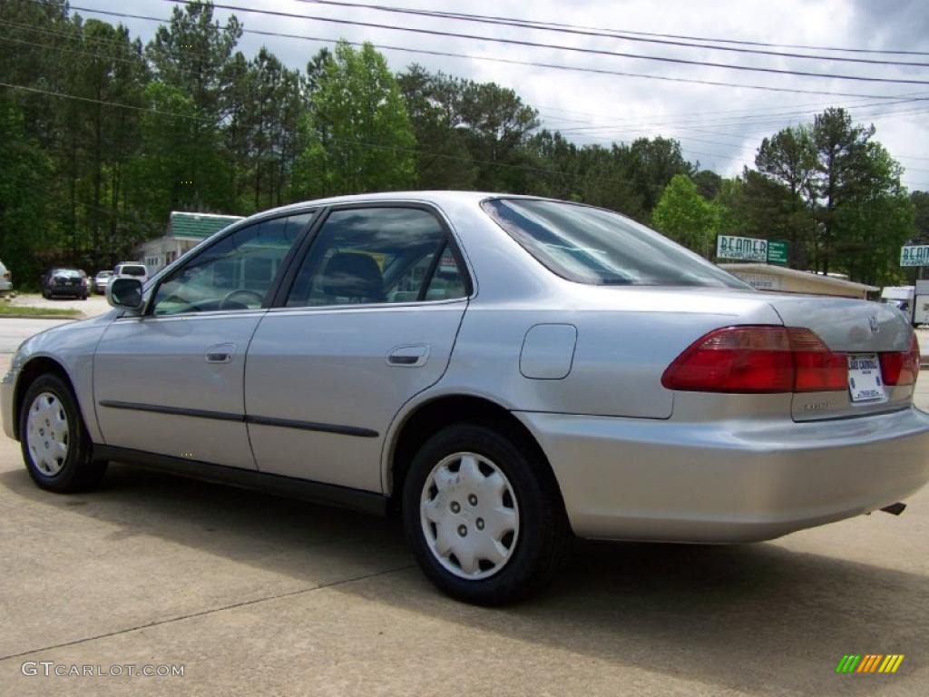 1999 Accord LX Sedan - Satin Silver Metallic / Lapis Blue photo #4