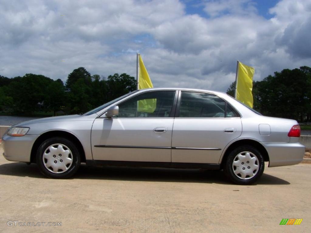 1999 Accord LX Sedan - Satin Silver Metallic / Lapis Blue photo #12