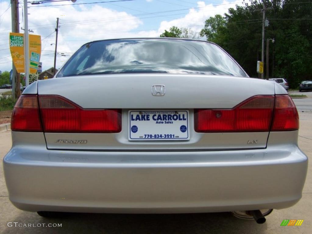 1999 Accord LX Sedan - Satin Silver Metallic / Lapis Blue photo #16