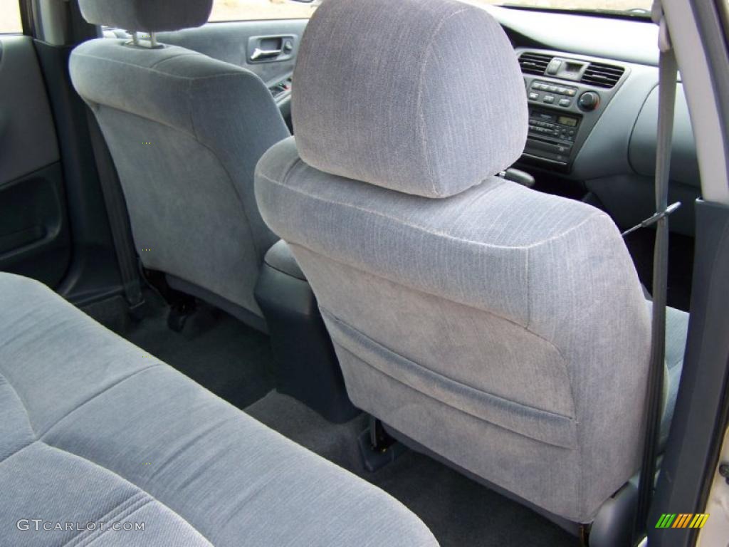 1999 Accord LX Sedan - Satin Silver Metallic / Lapis Blue photo #28