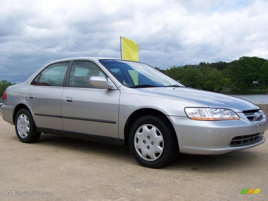 1999 Accord LX Sedan - Satin Silver Metallic / Lapis Blue photo #40