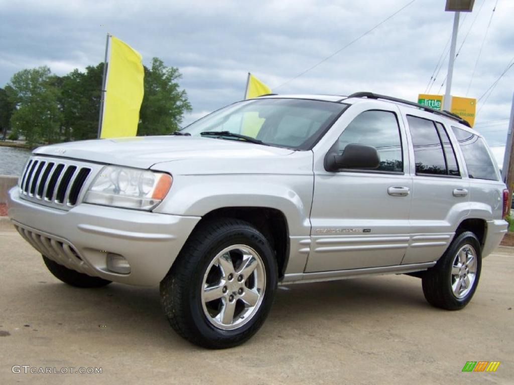 2003 Grand Cherokee Limited - Bright Silver Metallic / Dark Slate Gray photo #2