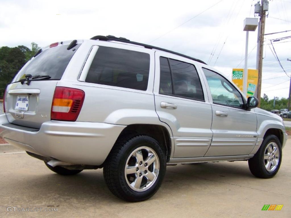 2003 Grand Cherokee Limited - Bright Silver Metallic / Dark Slate Gray photo #3