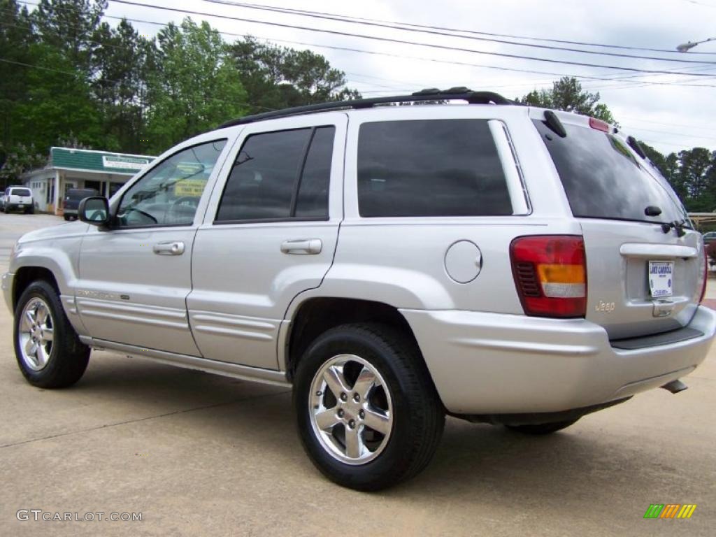 2003 Grand Cherokee Limited - Bright Silver Metallic / Dark Slate Gray photo #4