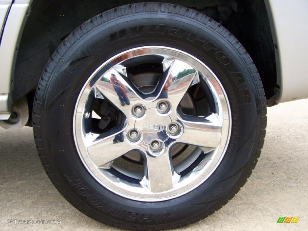 2003 Grand Cherokee Limited - Bright Silver Metallic / Dark Slate Gray photo #8