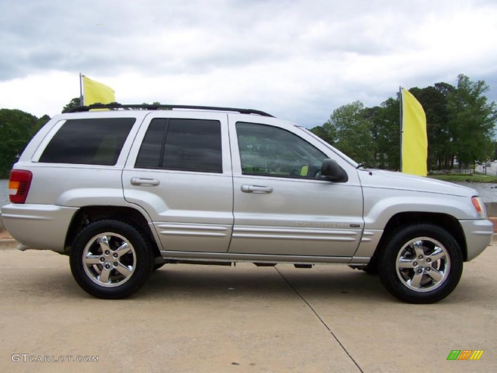 2003 Grand Cherokee Limited - Bright Silver Metallic / Dark Slate Gray photo #11