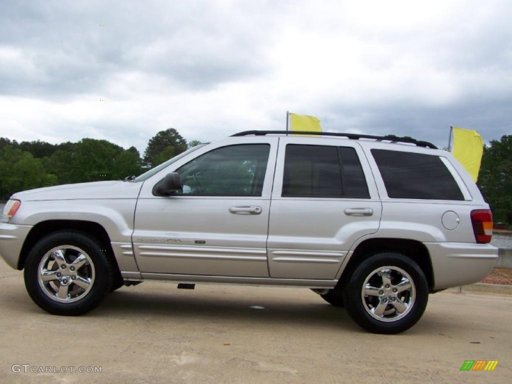 2003 Grand Cherokee Limited - Bright Silver Metallic / Dark Slate Gray photo #12