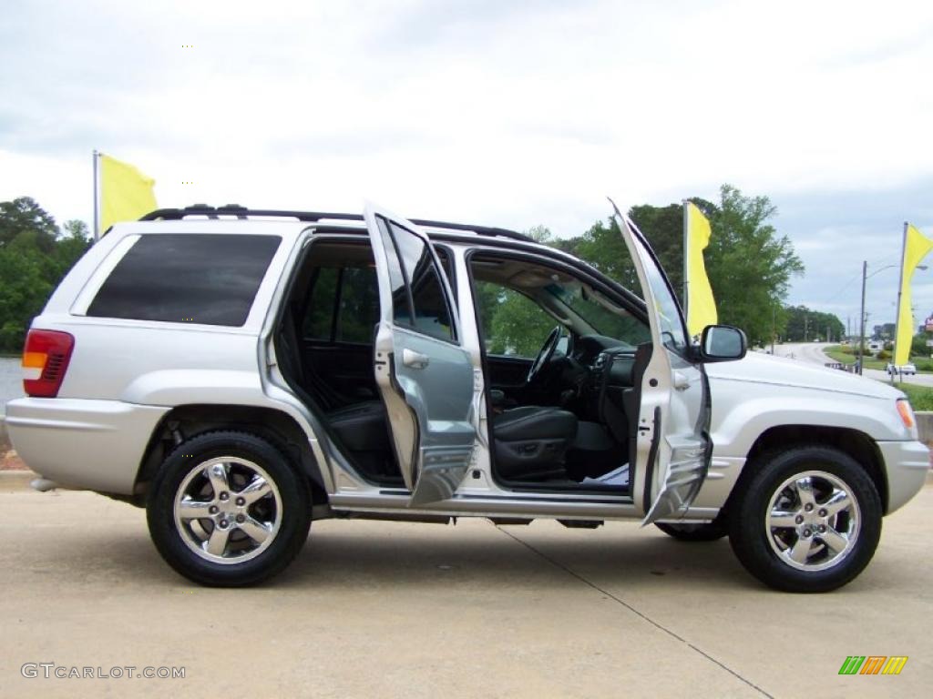 2003 Grand Cherokee Limited - Bright Silver Metallic / Dark Slate Gray photo #13