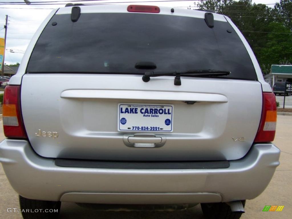 2003 Grand Cherokee Limited - Bright Silver Metallic / Dark Slate Gray photo #16