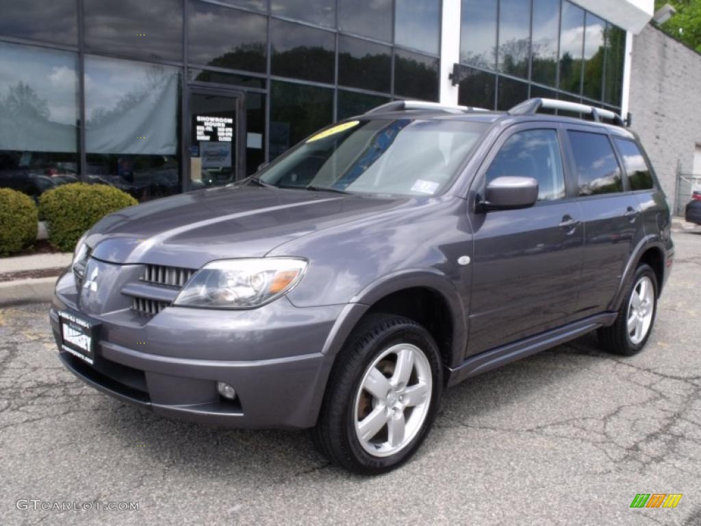 2005 Outlander Limited AWD - Graphite Gray / Charcoal photo #7