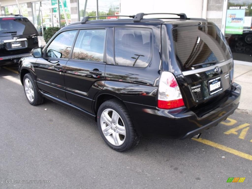 2007 Forester 2.5 XT Limited - Obsidian Black Pearl / Anthracite Black photo #3