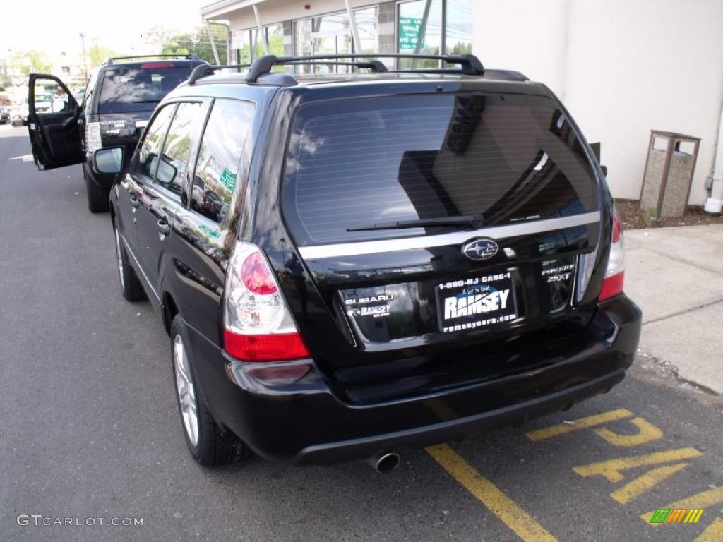 2007 Forester 2.5 XT Limited - Obsidian Black Pearl / Anthracite Black photo #4