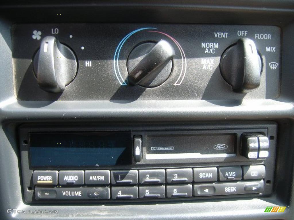 1997 Mustang V6 Convertible - Pacific Green Metallic / Saddle photo #16