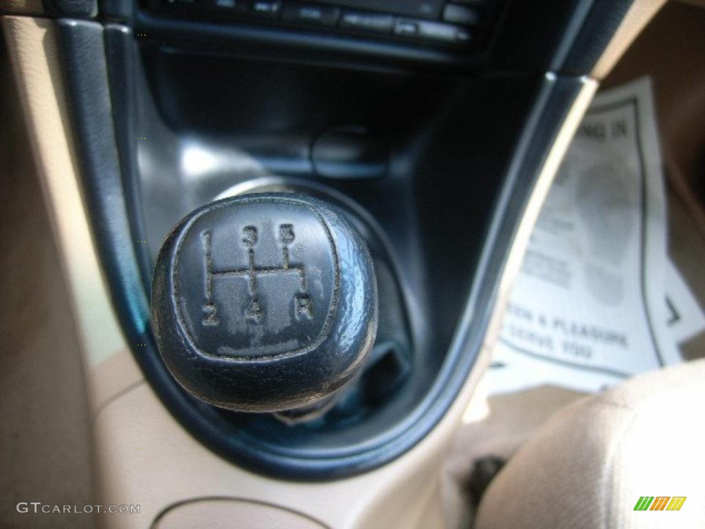 1997 Mustang V6 Convertible - Pacific Green Metallic / Saddle photo #19