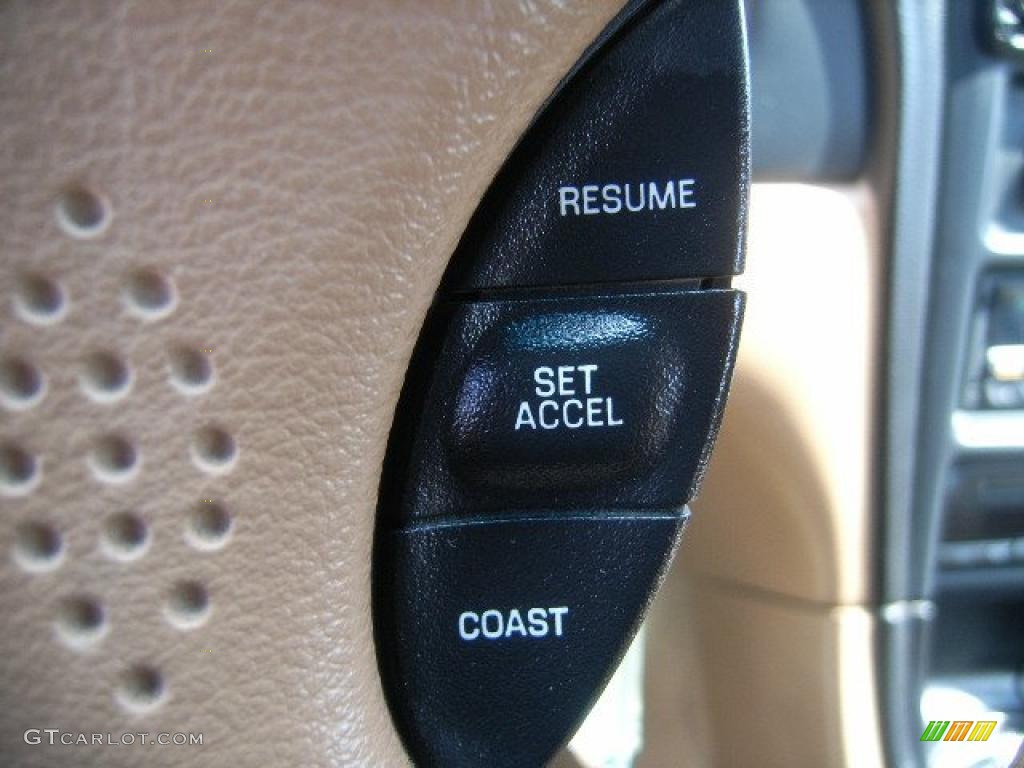 1997 Mustang V6 Convertible - Pacific Green Metallic / Saddle photo #20