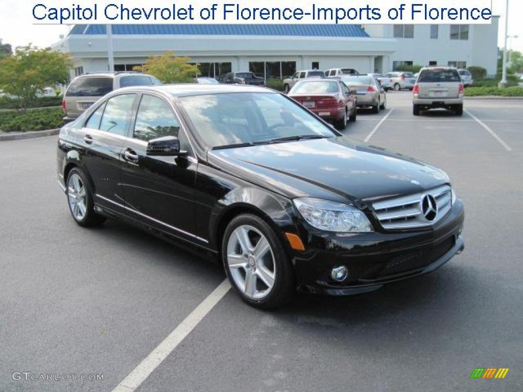 2010 C 300 Sport - Black / Almond/Mocha photo #1