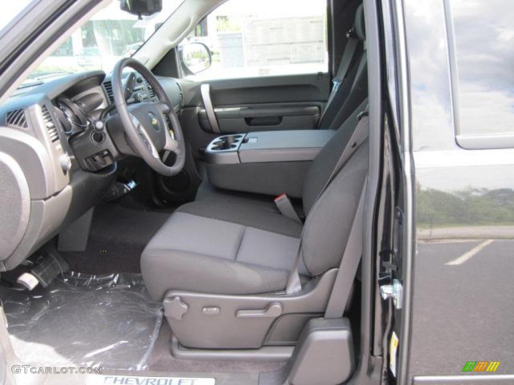 2010 Silverado 1500 LT Extended Cab 4x4 - Black Granite Metallic / Ebony photo #3