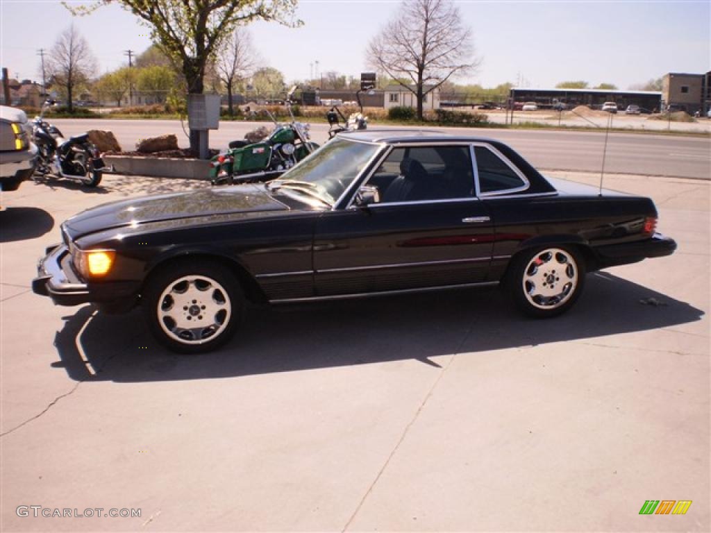 1983 SL Class 380 SL Roadster - Black / Black photo #1