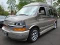 2008 Sandstone Metallic Chevrolet Express 1500 Passenger Conversion Van  photo #1