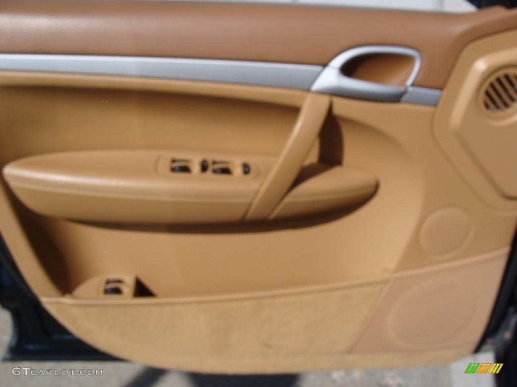 2005 Cayenne  - Dark Teal Metallic / Havanna/Sand Beige photo #9