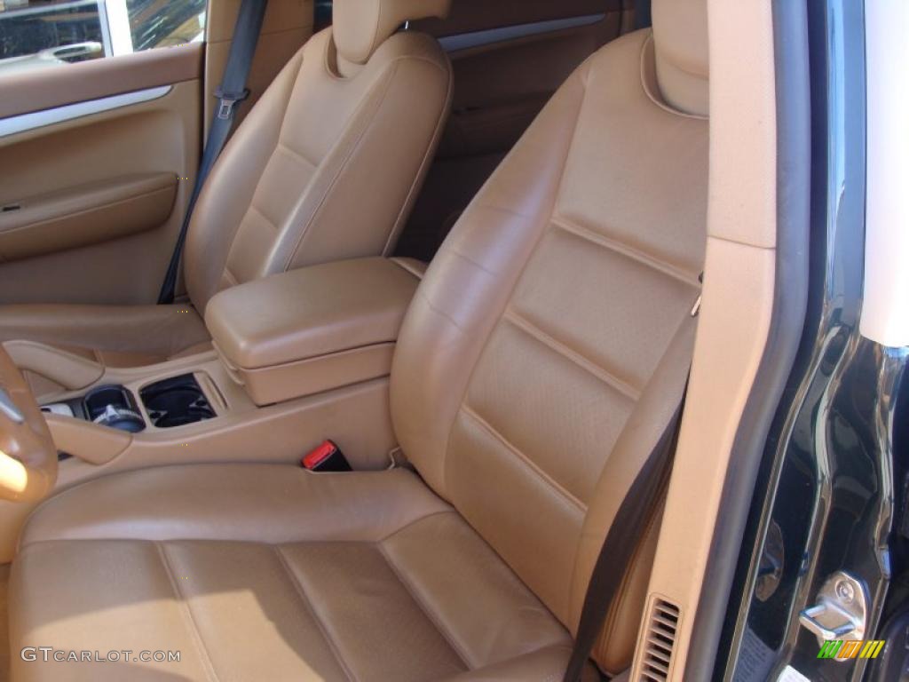 2005 Cayenne  - Dark Teal Metallic / Havanna/Sand Beige photo #14