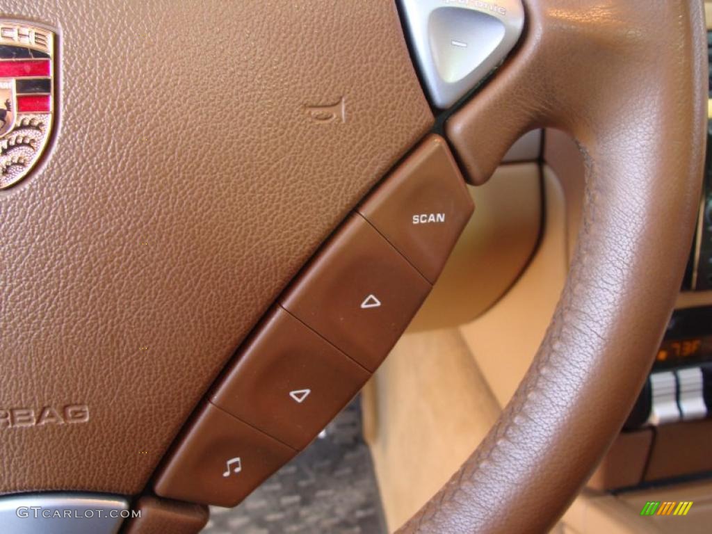 2005 Cayenne  - Dark Teal Metallic / Havanna/Sand Beige photo #22