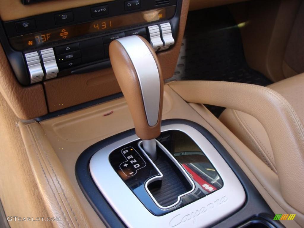 2005 Cayenne  - Dark Teal Metallic / Havanna/Sand Beige photo #24