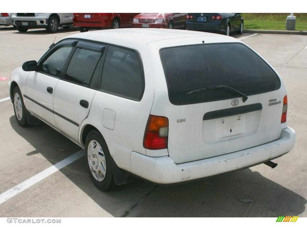 1993 Corolla DX Wagon - White / Blue photo #2