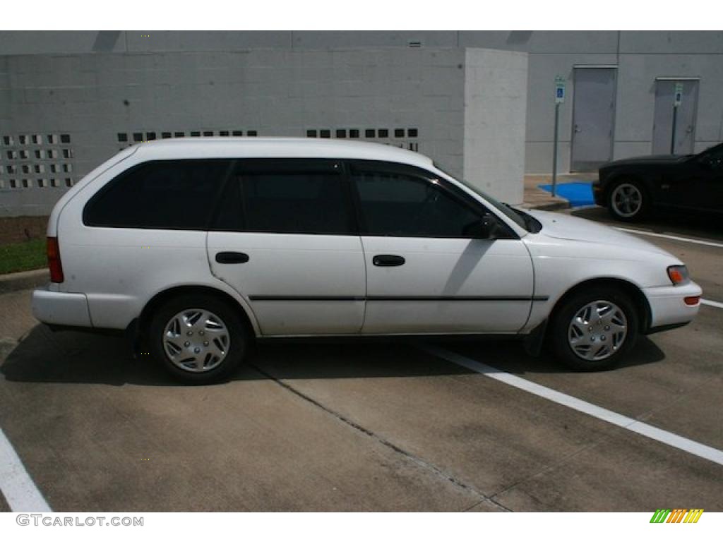 1993 Corolla DX Wagon - White / Blue photo #4