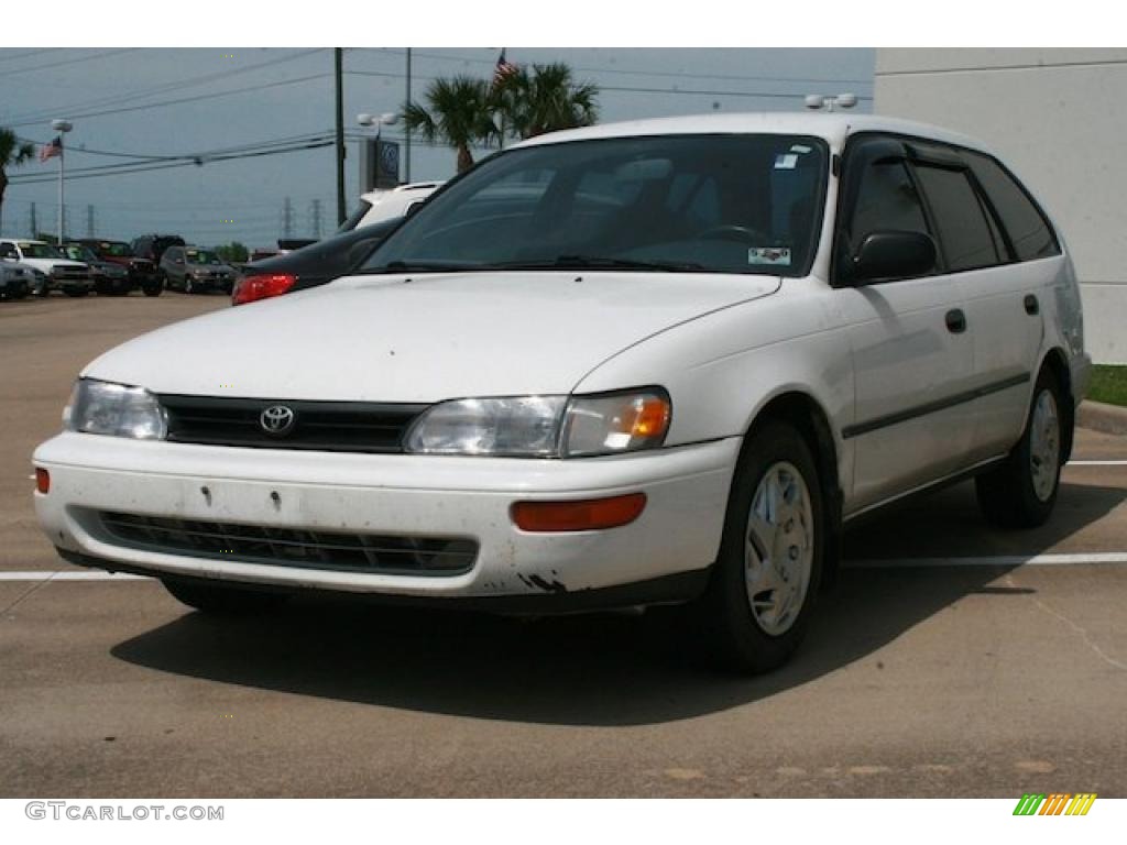 1993 Corolla DX Wagon - White / Blue photo #11