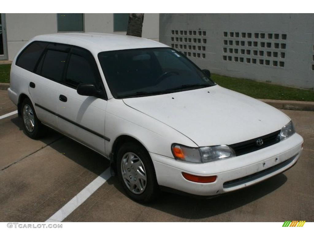 1993 Corolla DX Wagon - White / Blue photo #18