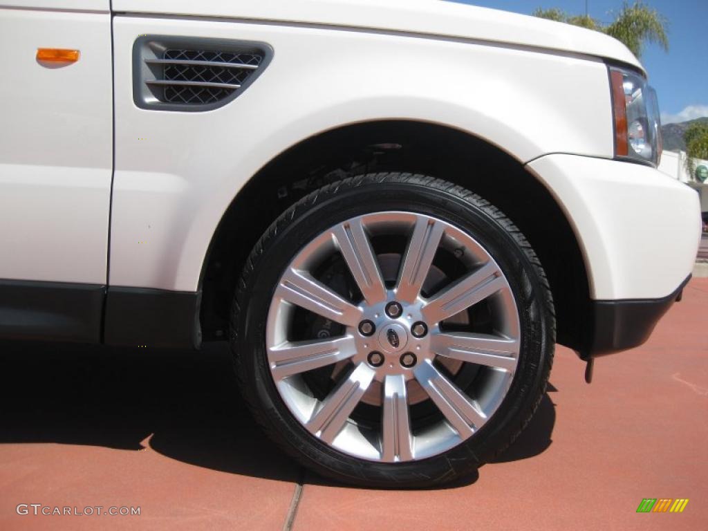 2008 Range Rover Sport Supercharged - Alaska White / Ebony Black photo #17