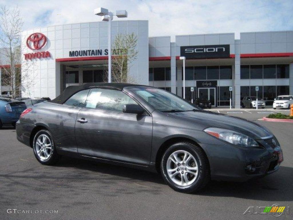 2008 Solara SE V6 Convertible - Magnetic Gray Metallic / Dark Stone photo #1