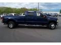 2008 Dark Blue Pearl Metallic Ford F350 Super Duty Lariat Crew Cab 4x4 Dually  photo #4