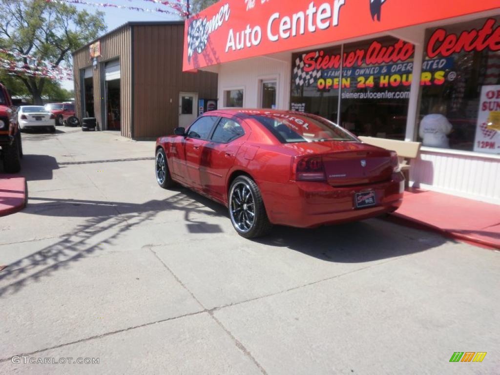 2006 Charger SE - Inferno Red Crystal Pearl / Dark Slate Gray/Light Graystone photo #3