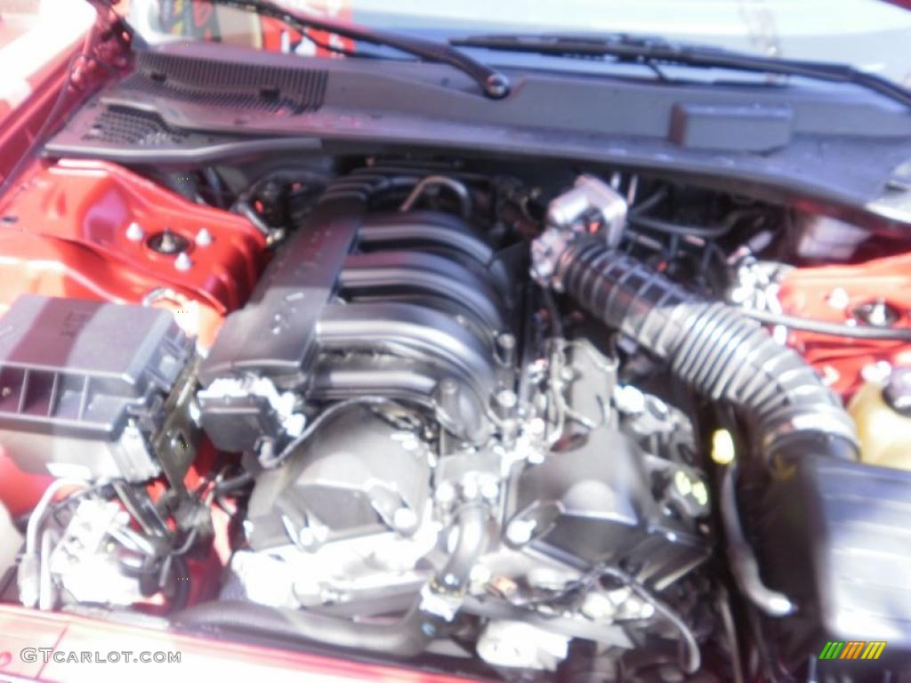 2006 Charger SE - Inferno Red Crystal Pearl / Dark Slate Gray/Light Graystone photo #32