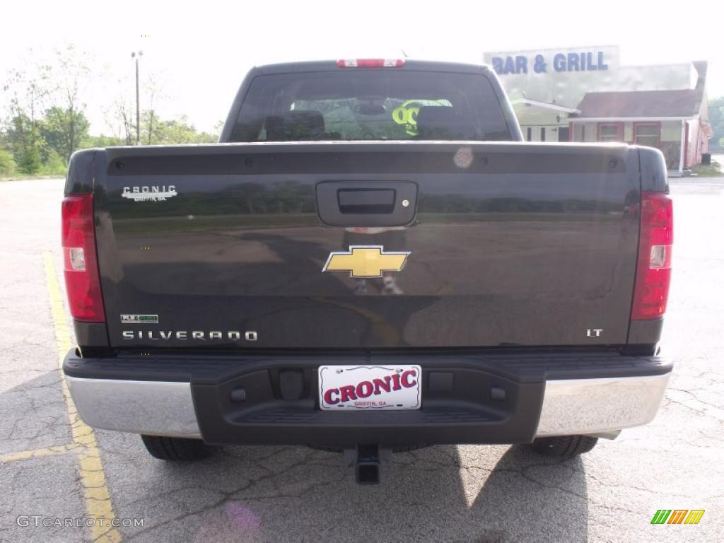 2010 Silverado 1500 LT Extended Cab - Black Granite Metallic / Ebony photo #4