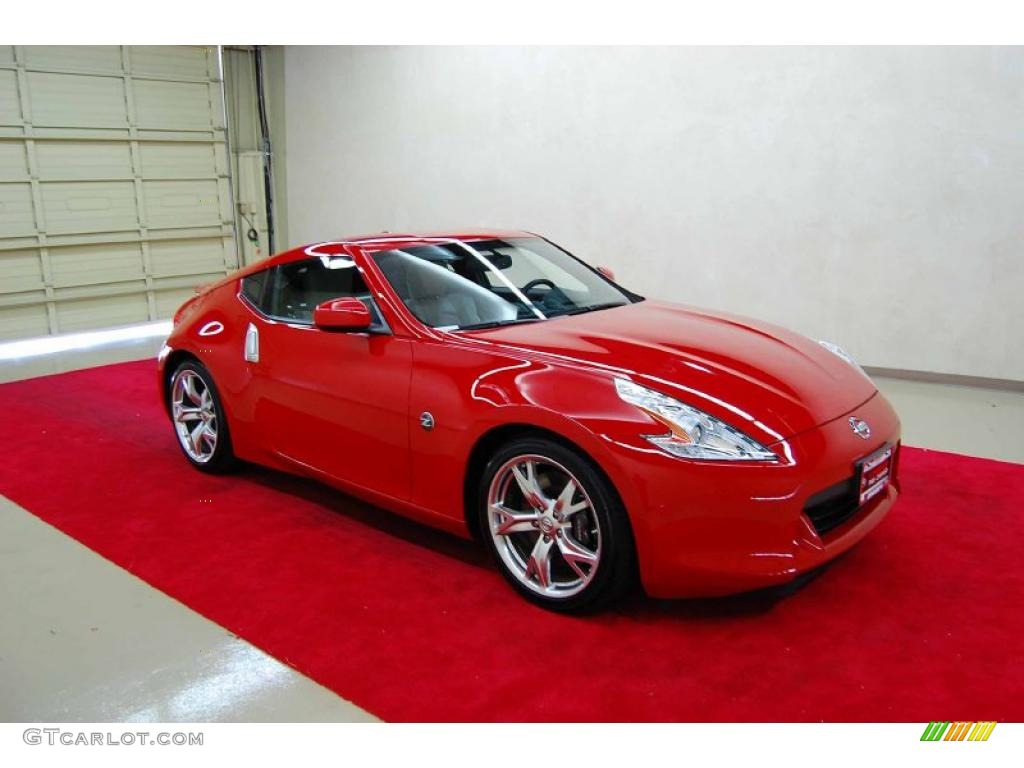2009 370Z Sport Touring Coupe - Solid Red / Gray Leather photo #1