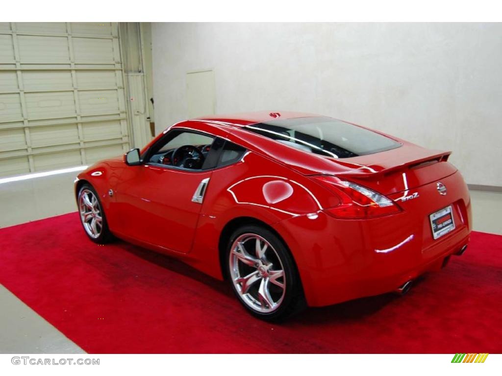 2009 370Z Sport Touring Coupe - Solid Red / Gray Leather photo #23