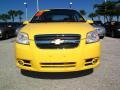 2007 Summer Yellow Chevrolet Aveo LS Sedan  photo #7