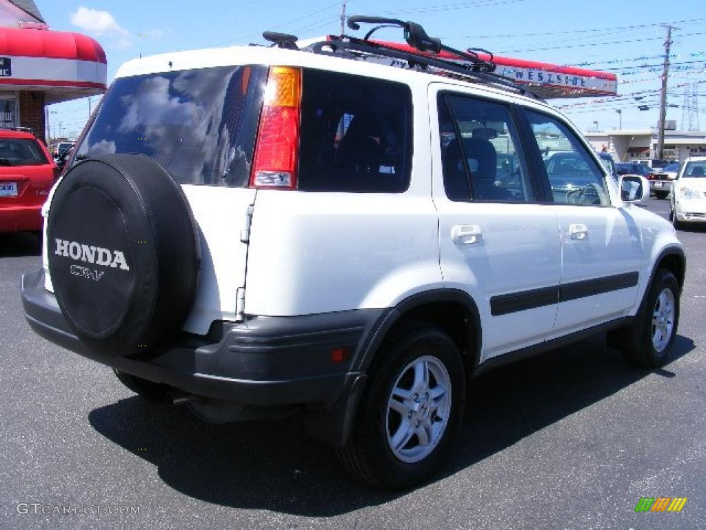 2001 CR-V EX 4WD - Taffeta White / Dark Gray photo #5