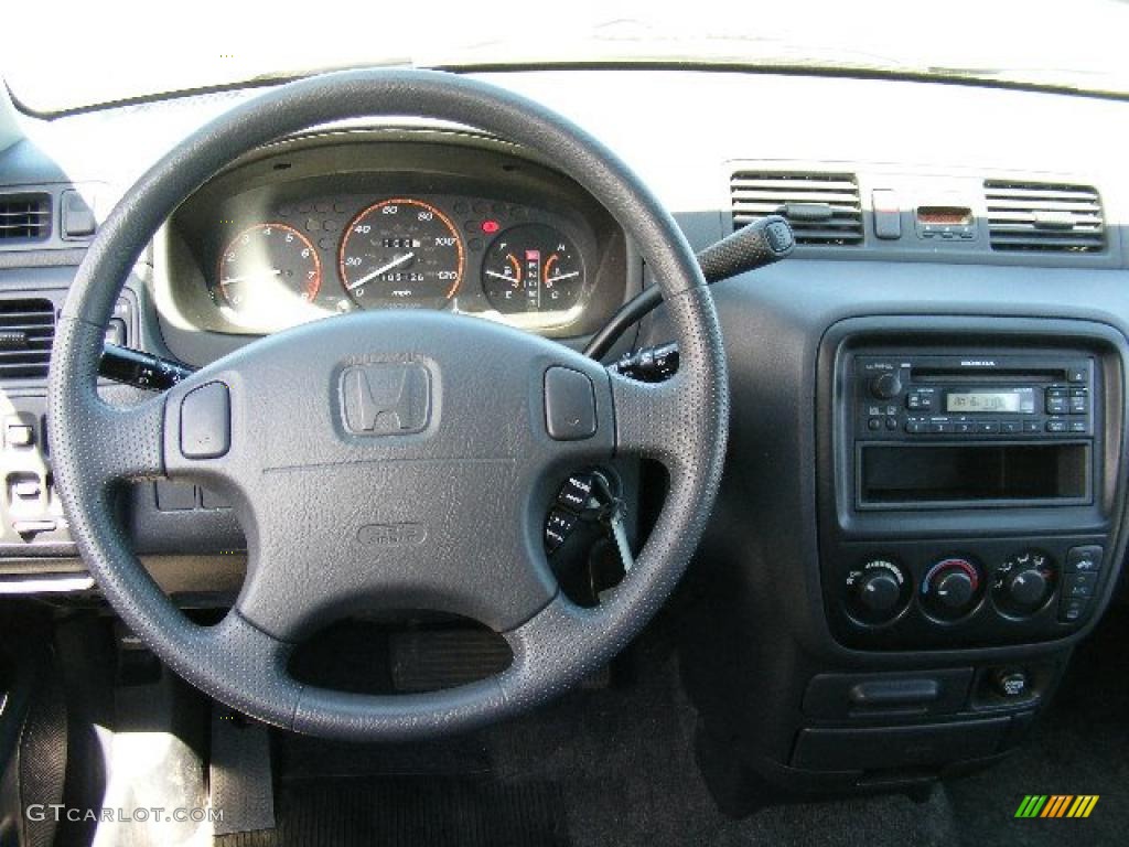 2001 CR-V EX 4WD - Taffeta White / Dark Gray photo #15